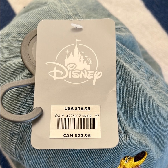 Adult Baseball cap Disney pixar squirrel movie Up! with Dog Embroidery denim - Picture 2 of 5